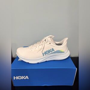 HOKA Women's Solimar Shoe | color: white/tundra/blue | size: 9.5 Regular